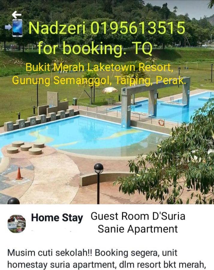 Sanie Guest Room Suria A' Apartment, Bukit Merah Laketown Resort Kampong Kubu Gajah  Kültér fotó